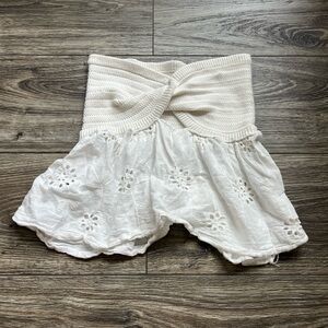 Twist Front Knit Tube Top